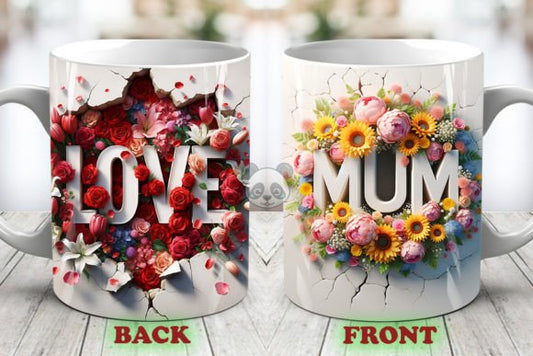 Mum/Love 3D Mug