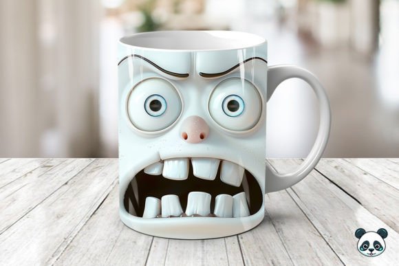 Mocking Faces 3D Mug